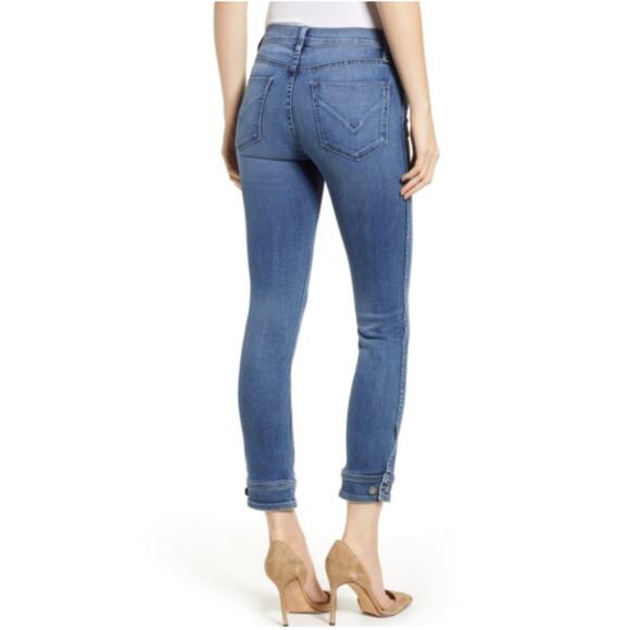 Hudson Nico Cigarette Jeans Size 28 Designer Medium Wash High Rise Skinny Jeans - Picture 2 of 7